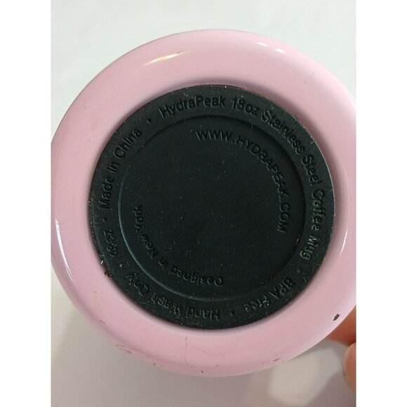 Hydrapeak 18 Oz Pink Travel Mug Water Bottle - Picture 4 of 16